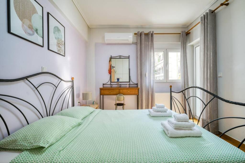Spacious Family Flat Near Parthenon Free Parking Athene Buitenkant foto