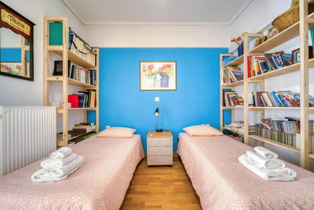 Spacious Family Flat Near Parthenon Free Parking Athene Buitenkant foto